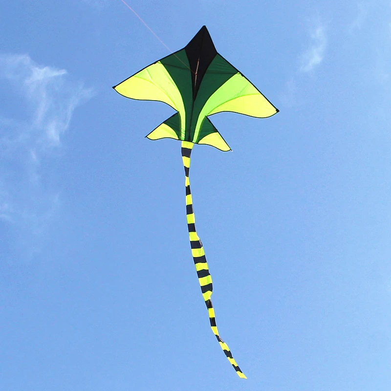 

free shipping plane kite for kids kite string line flying toys falcon kite Outdoor games kites and rays and lines ripstop nylon