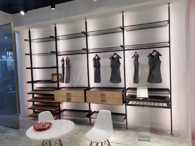 Bookcase Bookcase Modern Simple Luxury Modular Custom Metal Aluminum Frame with Living Room Bedroom Light Emitting Diode Light