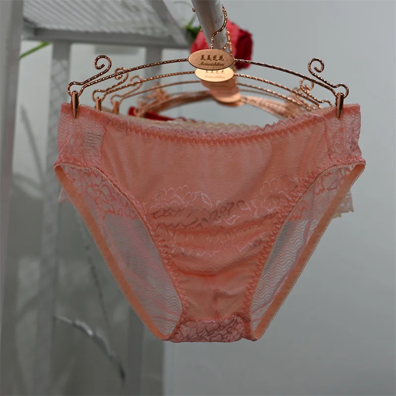 

Розовые кружевные мужские трусы для танцев, шоу, ЛГБТ-вечеринок, подарки для парней, прозрачные сексуальные трусики с выпуклым кармашком в стиле Харадзюку