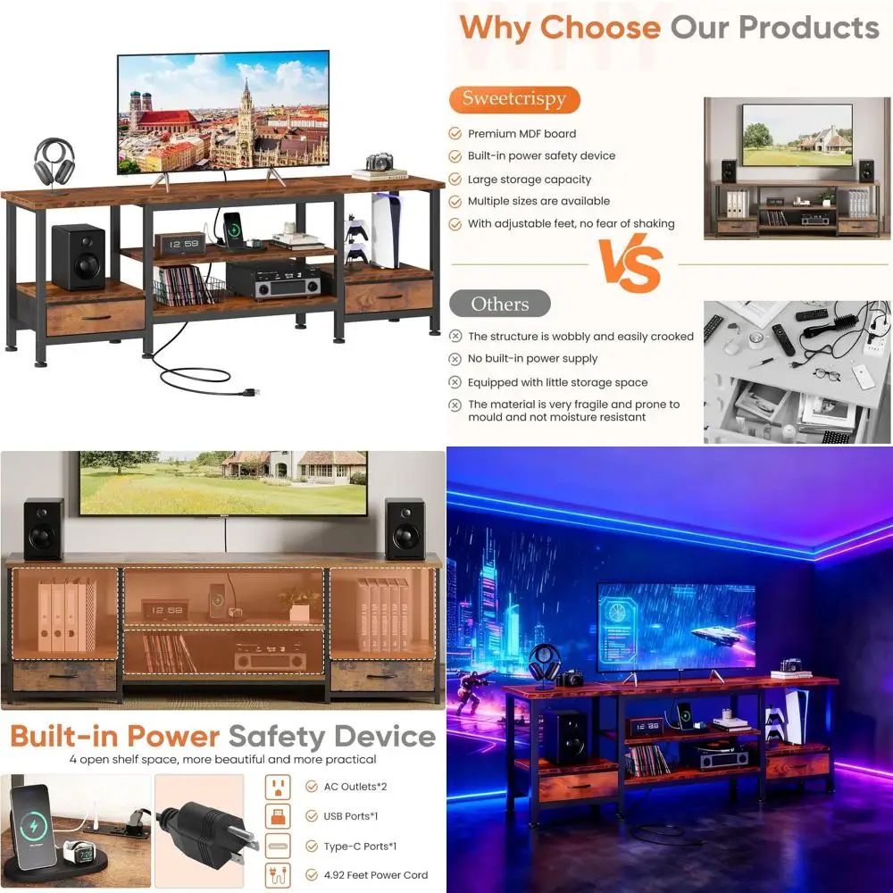 63 Inch Tv Stand Fo… - image