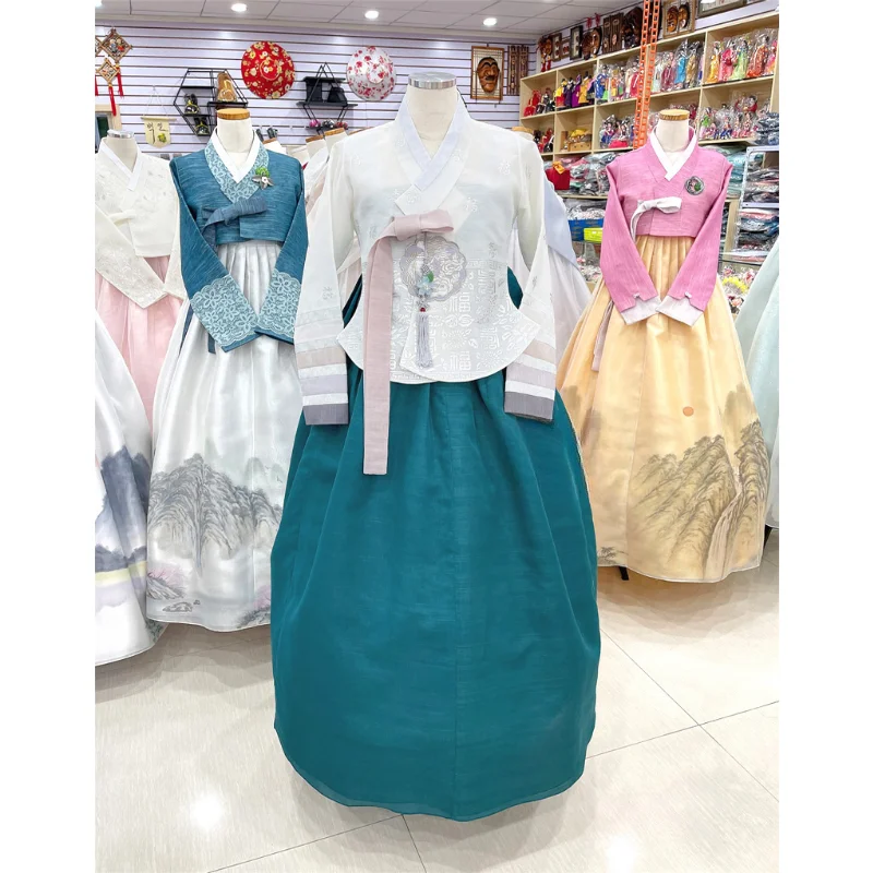 Ladies Hanbok Korean Imported Fabric Korean Hanbok Palace Hanbok Welcome Hanbok Tailor-made