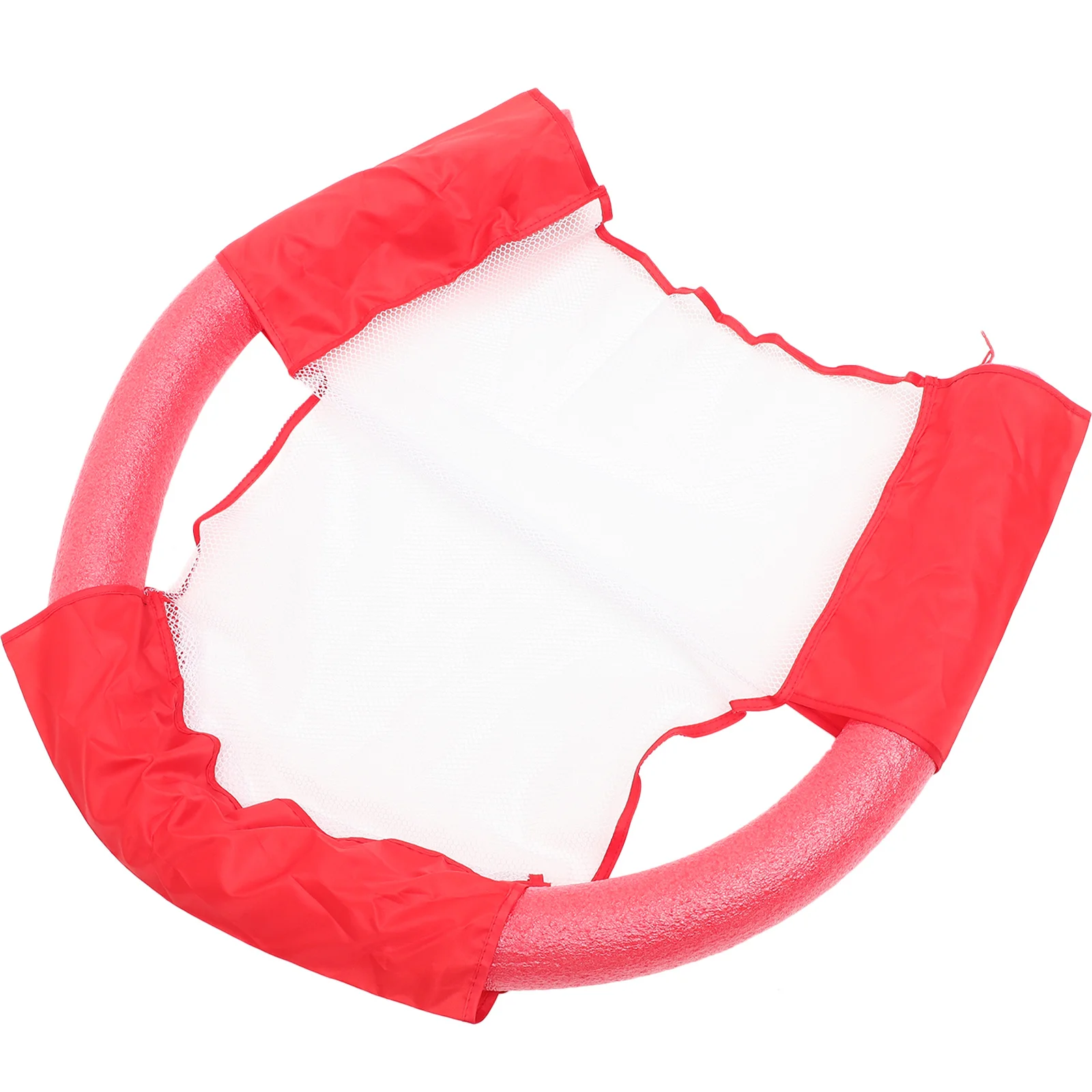 Schwimmendes Pool-Sitznetz für Kinder und Erwachsene – Einfach zu installierendes Wasser-Schwimmsitznetz mit Schwimmstange für Poolpartys im Sommer