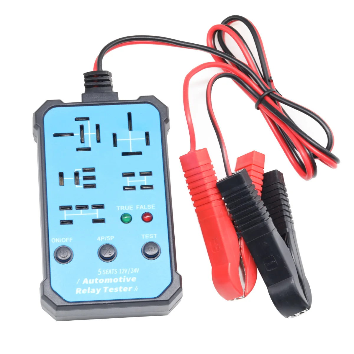5-Seat Multifunctional Wireless Relay Detector 12V24V General Auto Repair Tool