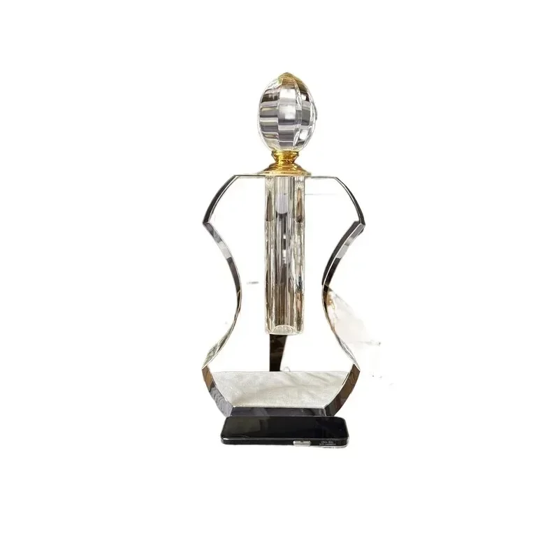 OEMCrystal large bottle capacity 200ml agarwood sub-bottle perfume bottle violin shape empty bottle