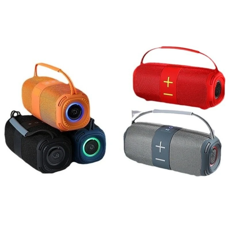 TG668 Portable Bluetooth Speaker RGB Light Wireless Bass Subwoofer Rechargeable Dual Channel LED TWS Outdoor Audio