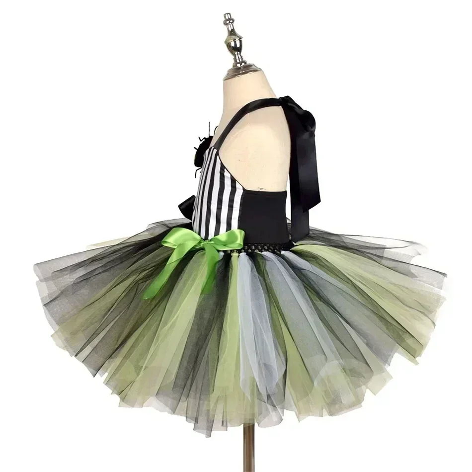 Girls Halloween Beetle Cosplay Costumes for Kids Jungle Insect Party Dress Up Clothing Beetle JuiceTutu Dress Evening Show