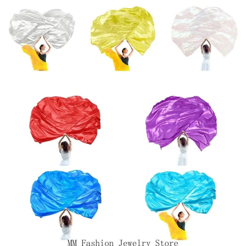 1 مجموعة أعلام العبادة نصف دائرة (1 قطعة العلم + 1 قطعة قضيب مرن) للرقصات الكنيسة الثناء أعلام الرقص للعبادة #2