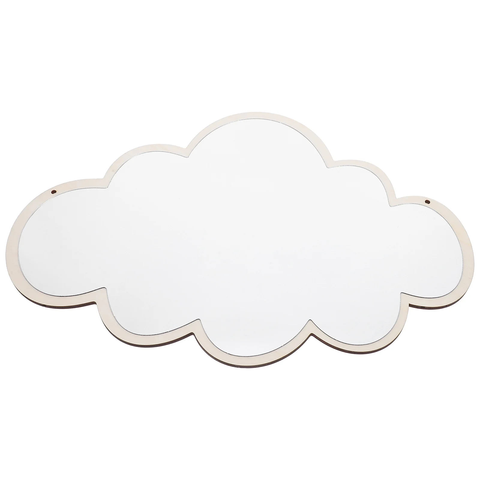 안전 거울 북유럽 스타일 분리형 베이스 다각도 회전 고화질 나무 거울 탁상 장식