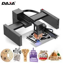 DAJA D2 PRO 5W/10W Grawer laserowy CNC Przenośny Szybkie grawerowanie Stal nierdzewna Papier drewniany Szkło Malowany metal Cięcie papieru drewnianego DIY