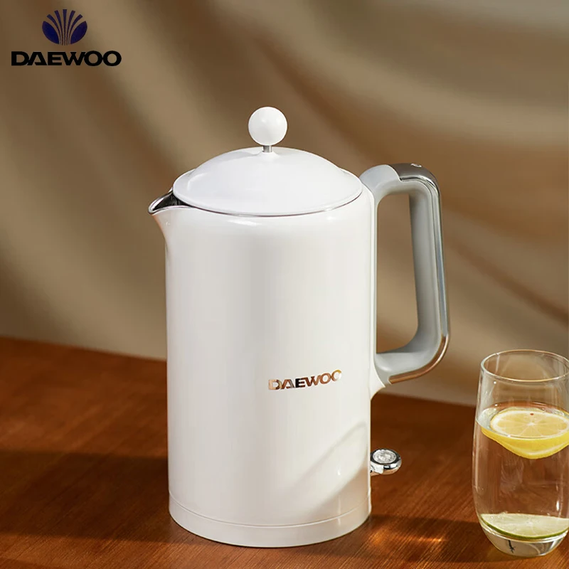 

DAEWOO EK01 Electric Kettle Smart Auto Power Off Touch Panel Water Boiler 1.5L 304 Stainless Steel Teapot 1000W Home Appliances