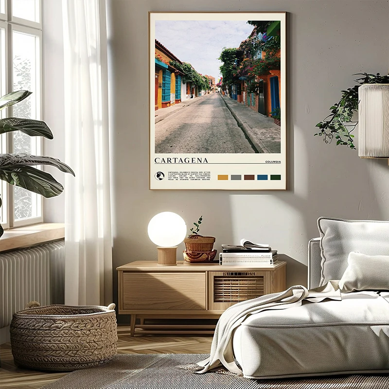 الإكوادور الشمال الطبيعة الغابات المشهد ضبابي وادي الغسق ضبابي الغابات مشهد المشارك قماش اللوحة جدار الفن ديكور المنزل #3