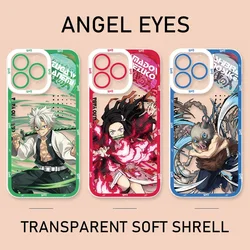 Japan Anime Demon Slayer Case For Samsung Galaxy S24 S23 S22 Ultra S21 S20 FE Note 20 10 Plus A15 A25 A35 A55 Silicone Back Capa