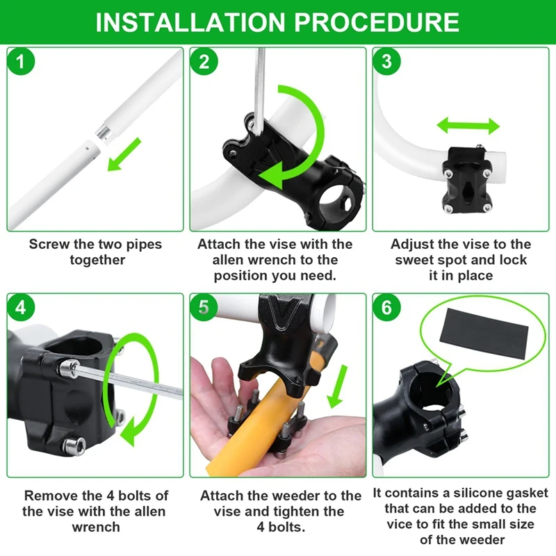 String Trimmer Handle, Weed Eater Handle Extension, Ergonomic Grip Handle Extension, Grip Weed Trimmer Handle