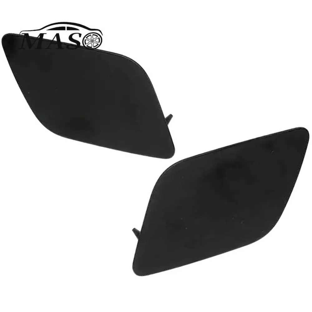 2pcs Left Right Front Bumper Headlight Washer Nozzle Cover Cap for Audi A6 C6 Quattro S6 2005 2006 2007 2008 4F0955275 4F0955276