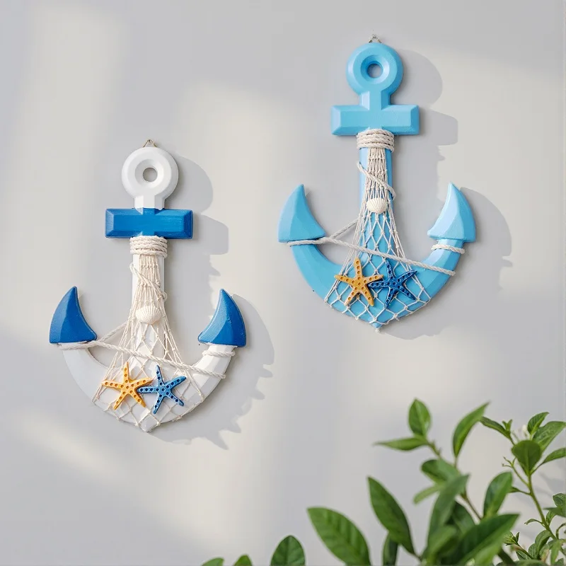الإبداعية الخشب البحر الأبيض المتوسط قارب مرساة عجلة السفينة الحرف الفن جدار الشنق بحري ديكور خمر ديكور المنزل الطرف 174 #4