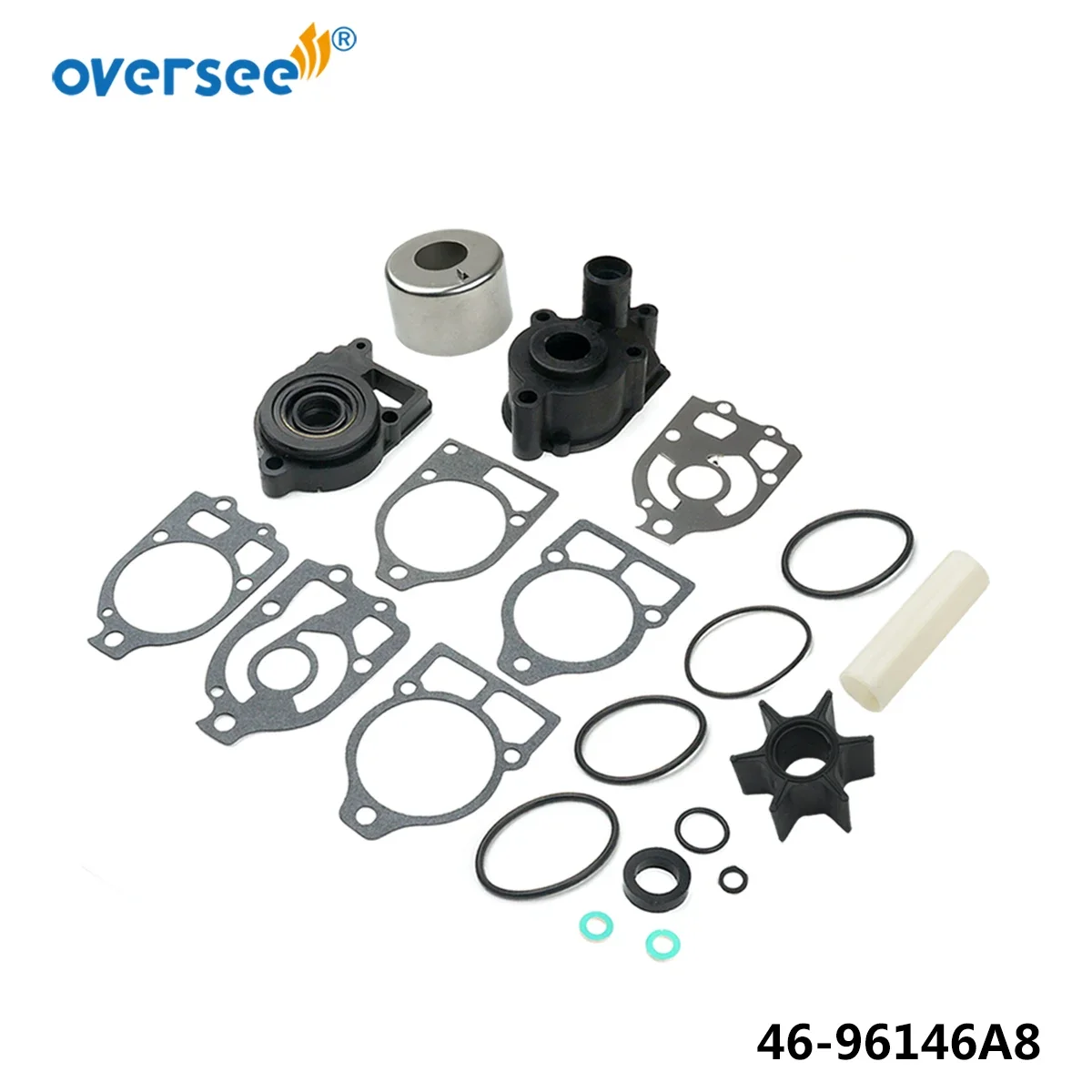 

96146A5 Water Pump Kit With Housing For Mercury Alpha One And Mercuriser 80-115 HP 46-96146A8 ;18-3314 ;46-48747A3