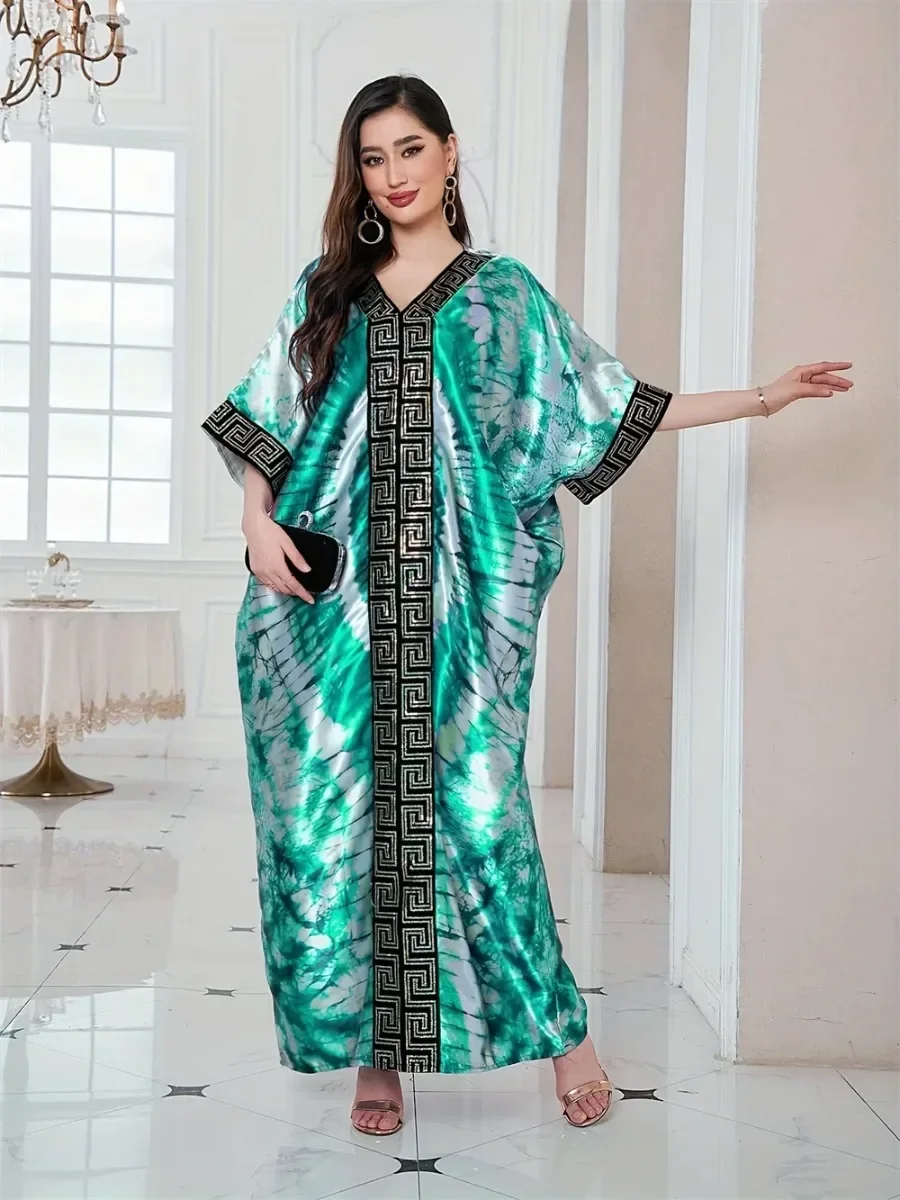 Abayas Für Frauen Dubai Luxus 2025, Afrikanische Muslimische Mode Kleid Kaftan Marocain Abend Party Kleider Boubou Kleid Djellaba Frauen