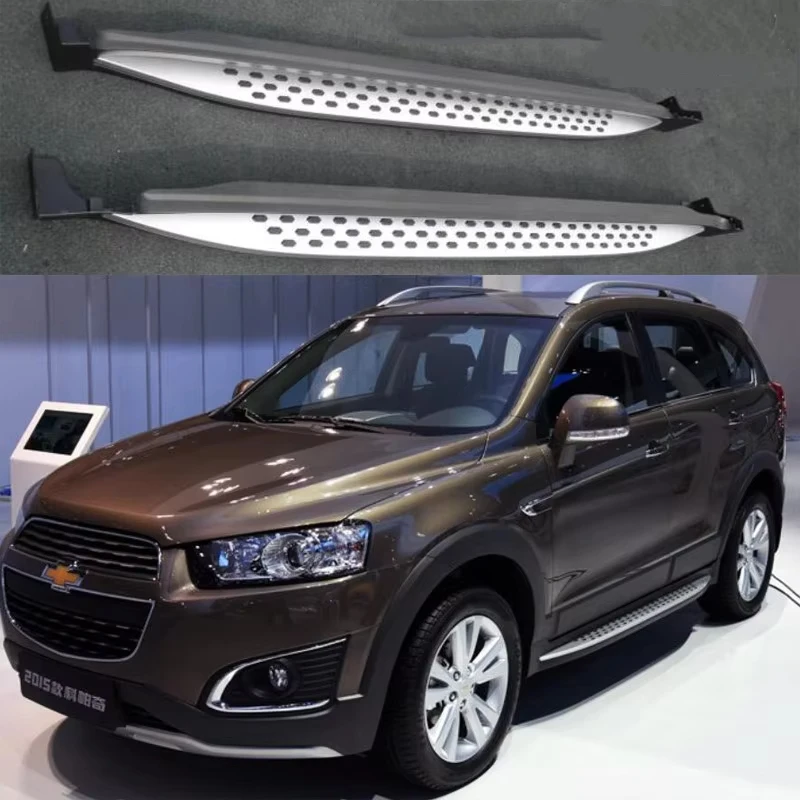 Running Board Side Step Bar Pedals For Chevrolet Captiva 2015 2016 2017 2018 High Quality Brand New Grain Design Nerf Bars