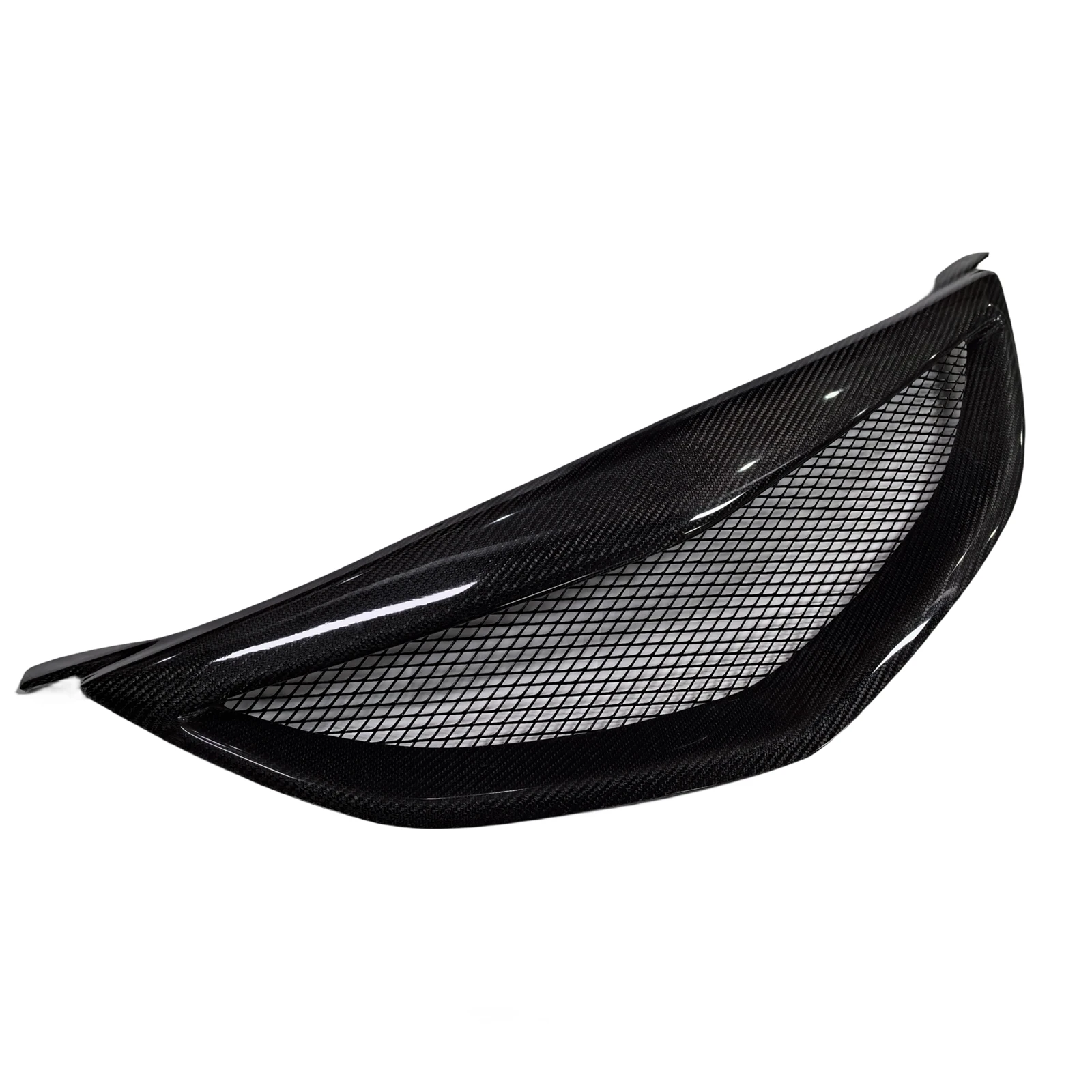 Racing Grill Front Grille For Mazda 6 2003 2004 2005 Honeycomb Style Real Carbon Fiber Car Upper Bumper Hood Mesh Grid Body Kit