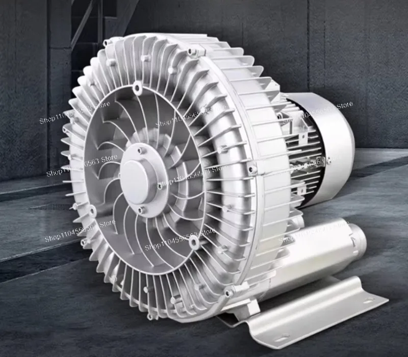 

Промышленный воздуходув 5,5 кВт, трехфазный, высоконапорный, вихревой вакуумный насос для станков с ЧПУ