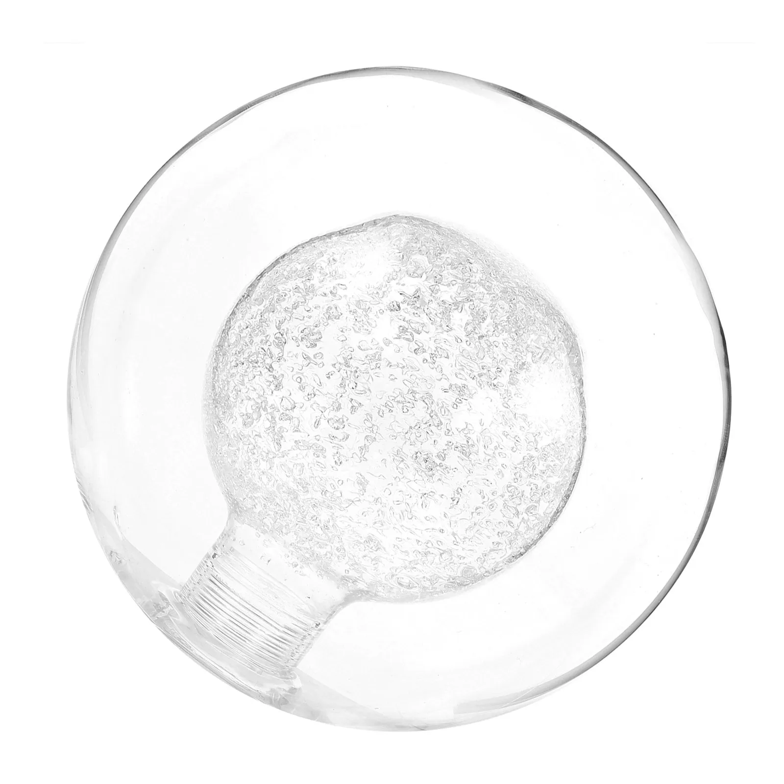

Glass Lampshade Frosted Transparent Round Design Decorative Lighting Fixture Replacement Parts Suitable for Bedside Wall Sconces