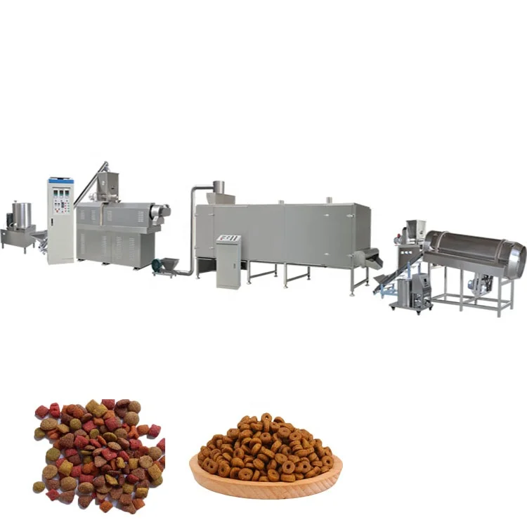 Factory Good Price Top Sale Top Sale Full Automatic Russia Popular  Dog Food Machine Dog Food Maker Machine Made in China
