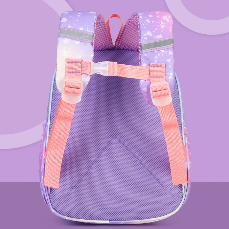 Sanrio Melody Fashion Cartoon Student Small School Bag Cute Kulomie Ridge Guard Waterproof Night Reflective Children's Backpack