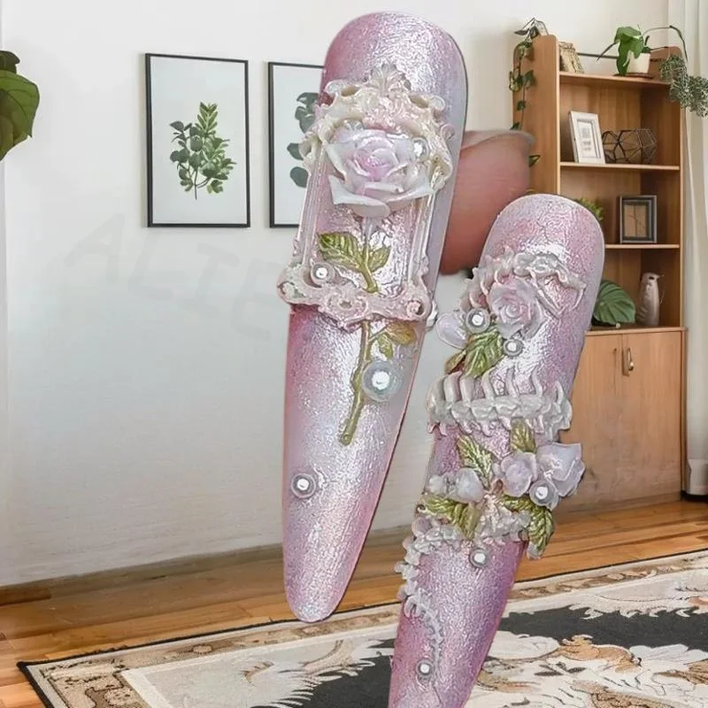 

Креативная 3D силиконовая форма в виде змеиной кости для украшения ногтей своими руками.