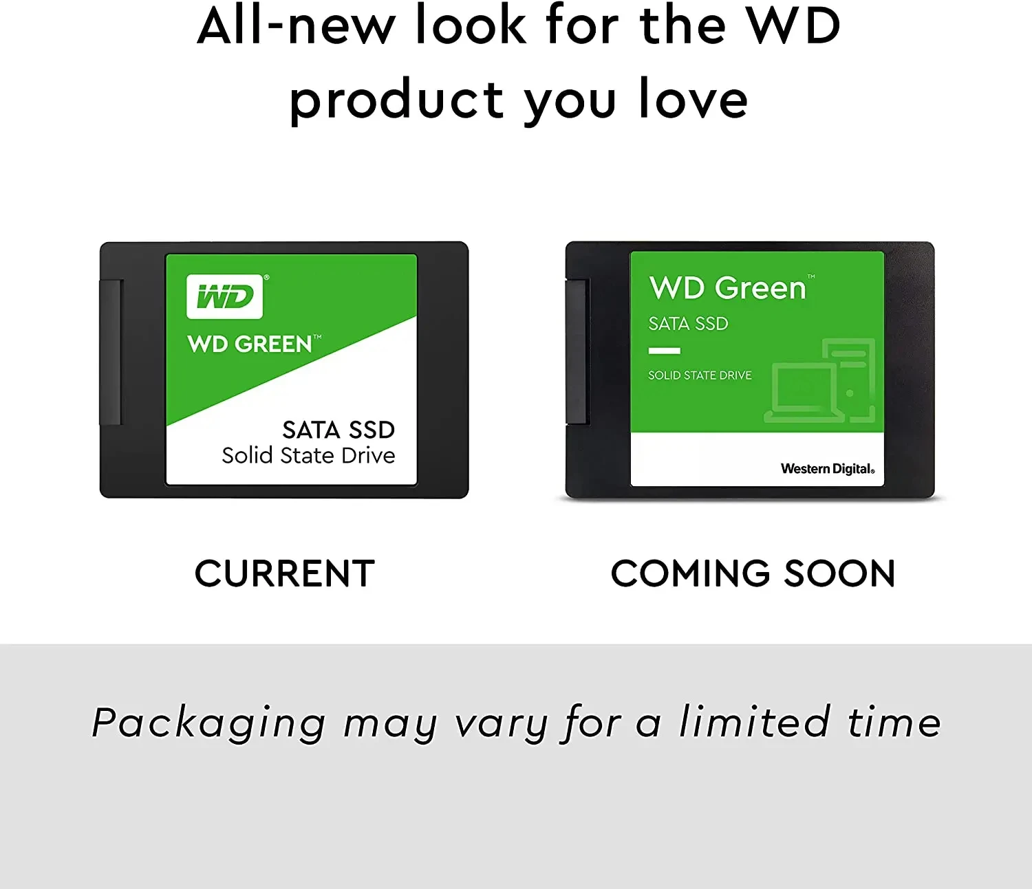 قرص محرك الأقراص الصلبة Western Digital WD Green 2.5 بوصة SSD 240GB 480GB 1TB 2T للكمبيوتر الداخلي ذو الحالة الصلبة SATA 3.0 6Gb/s لأجهزة الكمبيوتر المكتبية