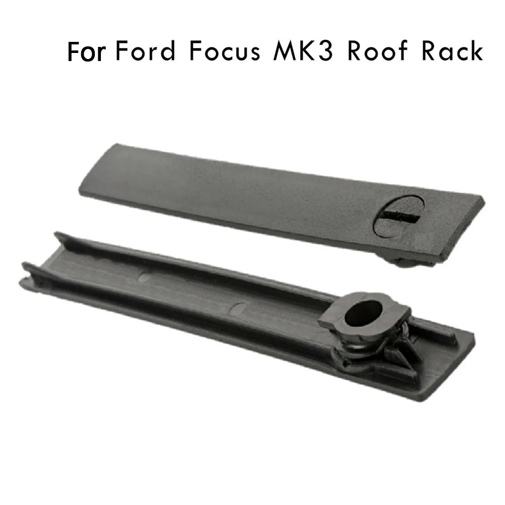 

2PCS Roof Rail Cover Cap Gap Gray Lid Parts Decoration Fill For Ford Focus MK3 Replacement High Quality Practical