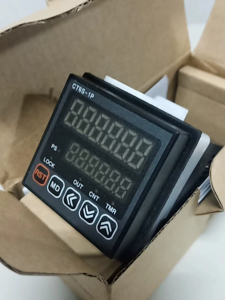 1PC CT6S‑1P4T or CT6S‑2P4T Multifunctional Timer Counter, New Precise Timing Counting Device For Industrial Automation System