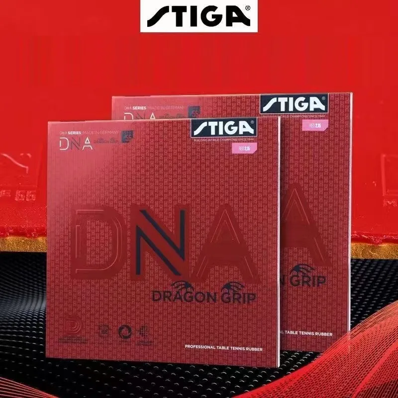 STIGA Table Tennis Rubber DNA Red Dragon Edition High Elasticity Cake Sponge Adhesive Rubber Cover