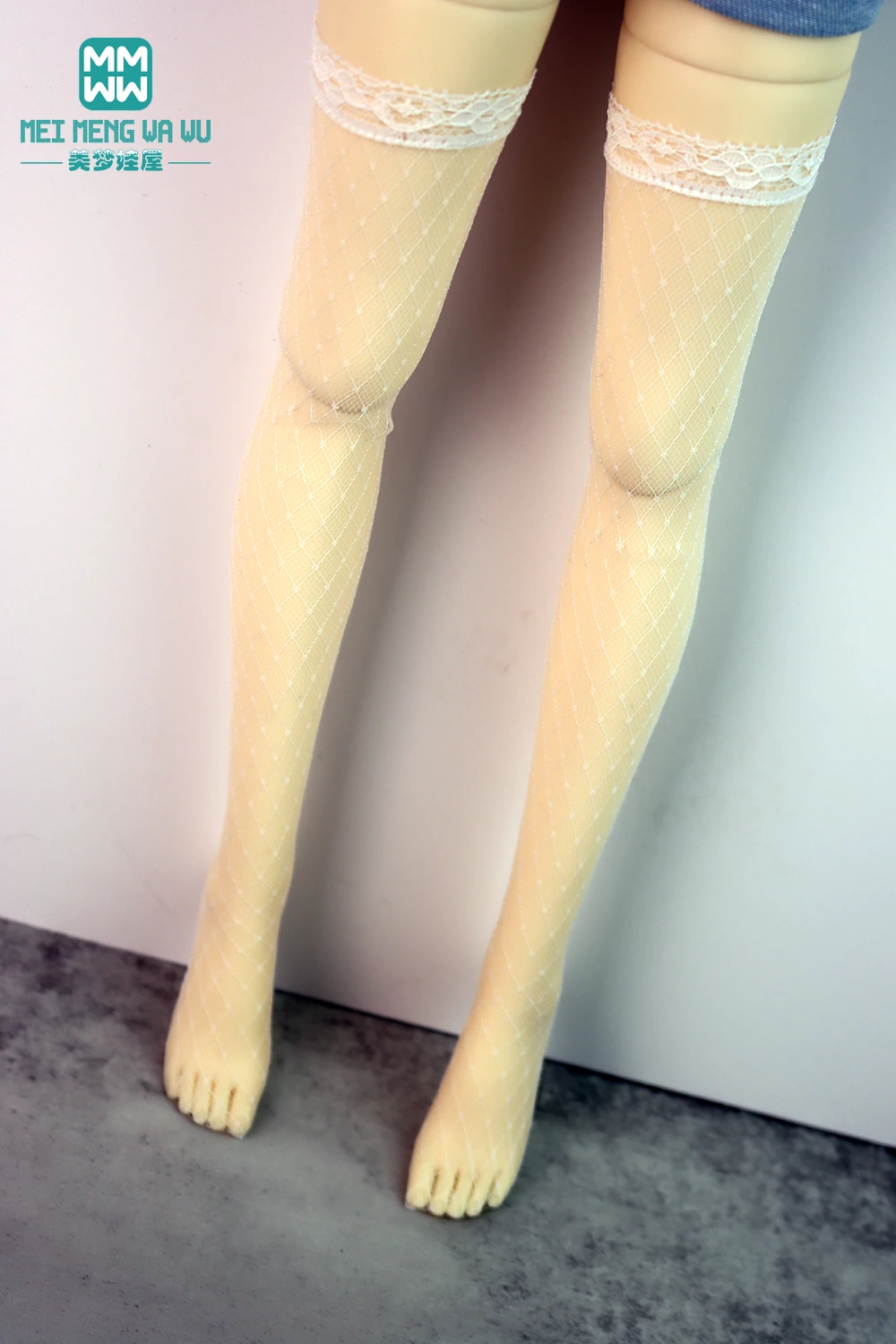 Puppenzubehör für 1/3 1/4 1/6 BJD DD SD YOSD Puppen Modische Spitzenstrümpfe – Detail 31
