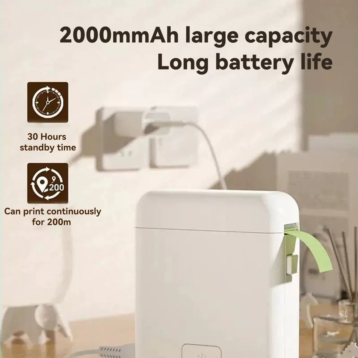 

Портативный домашний принтер Bluetooth Link Термобумага подходит для печати этикеток Android и телефонов Apple подходят для