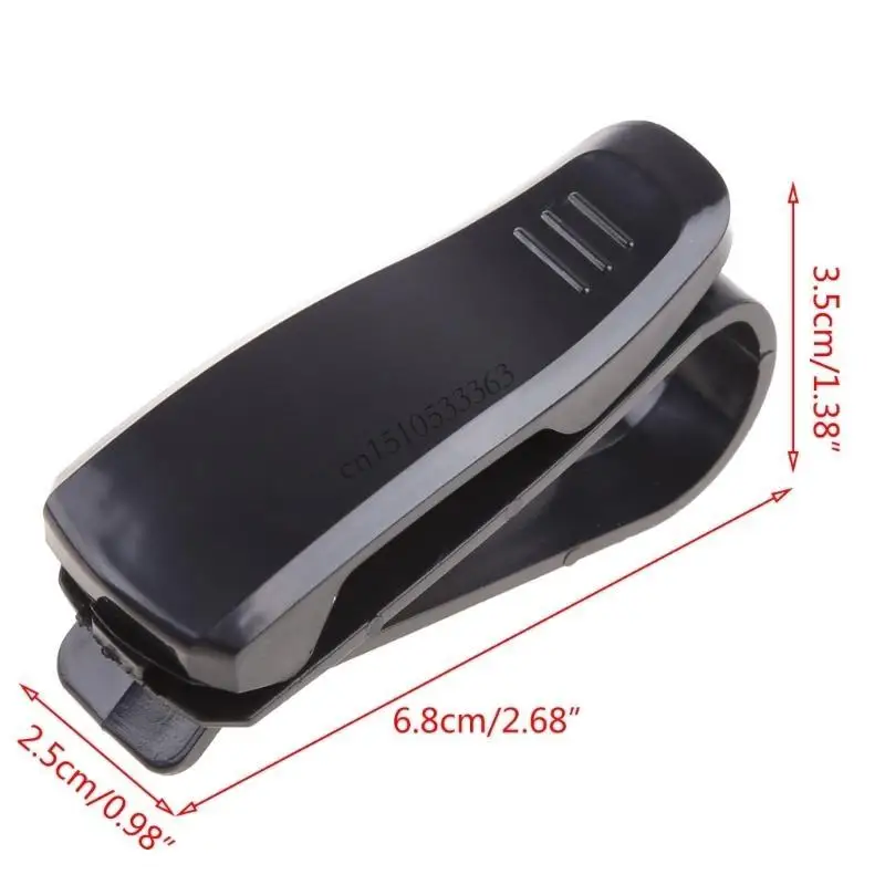 090E شماعة النظارات الواقية من الشمس لصندوق تخزين السيارة ومشبك نقود البطاقة للمقعد الخلفي #6