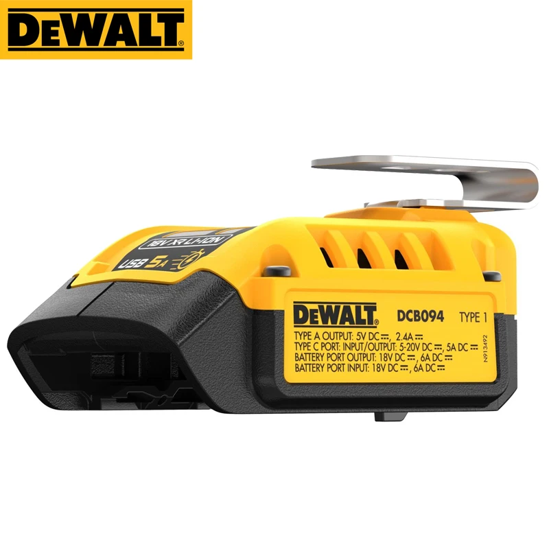 Dewalt Dcb094 Adaptador Multifuncional 20v 60v Flexvolt Amp Conversor de Carregamento Dcb090 Versão Atualizada