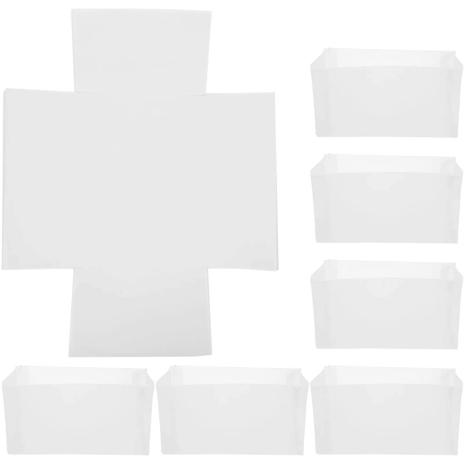 

50Pcs Toast Paper Holders Oven Baking Liners Oil Resistant Non Stick Large Capacity Cake Bread Dessert Paper Cups Baking