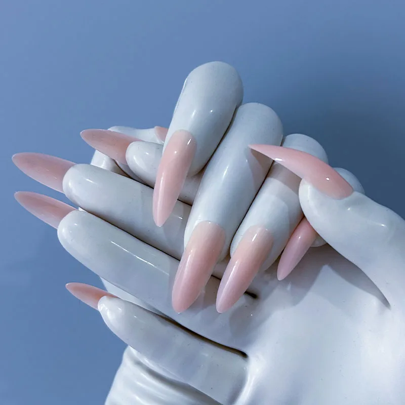 Latex Manicure Gloves Thin Fit Single-formed Latex Long Glove Cosplay Stage Performance Party Short Mitten - Image 2