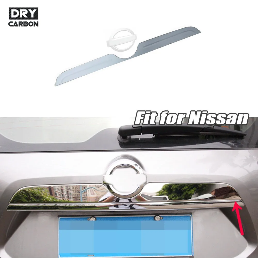 

Car Trunk Trim Strip Lip Cargo Lid Cover Tailgate Decoration Body Kits For Nissan X-Trail Rogue X Trail Xtrail T32 2014-2017