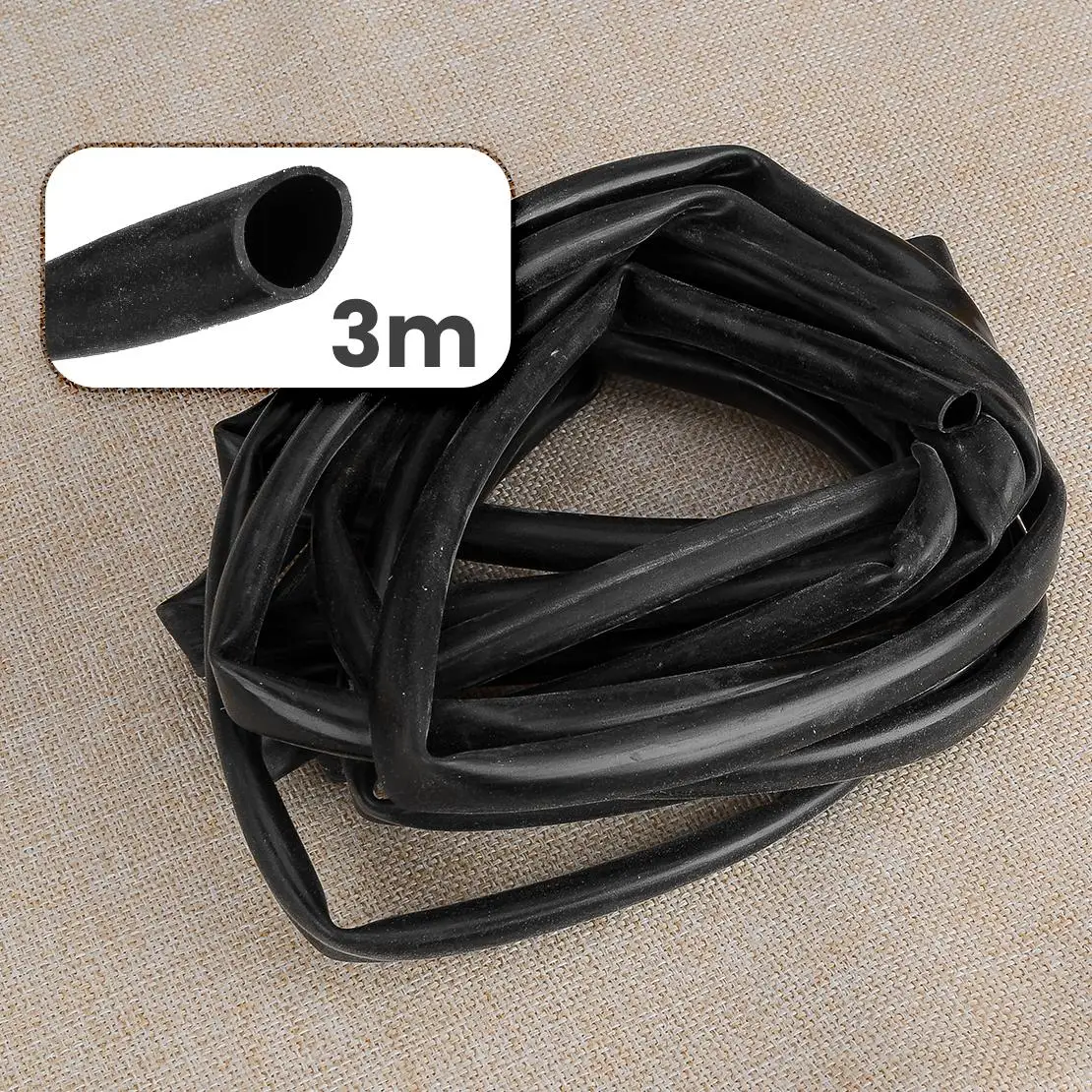 

Шланг для пневматического оборудования шиномонтажного станка 12 мм, быстроразъемный, 3 м, черный, силиконовый