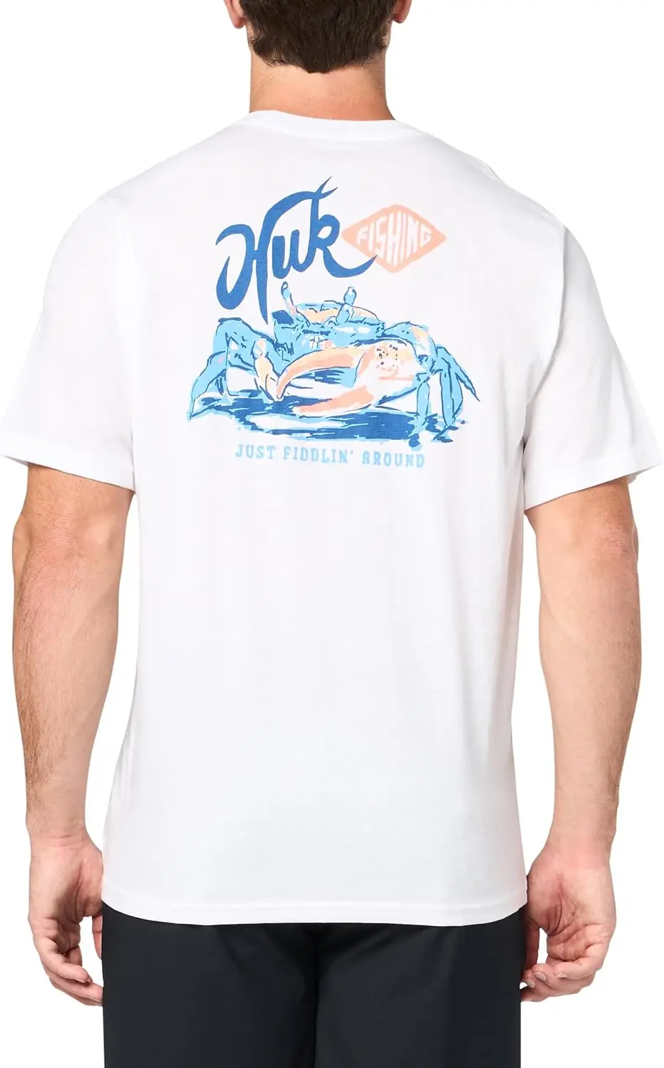 HUK Men's Fishing Graphic Tee, Performance Short Sleeve, Quick-Dry