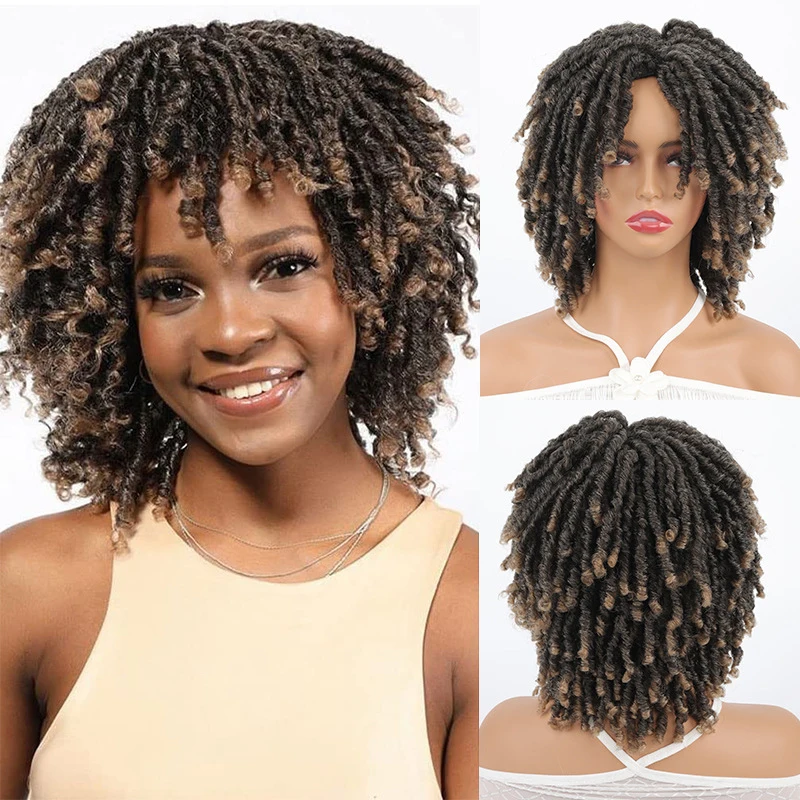 غطاء رأس جديلة قذرة حلزونية أفريقية، لفة صغيرة، غطاء شعر مستعار قابل للتعديل للشبكة الداخلية #1