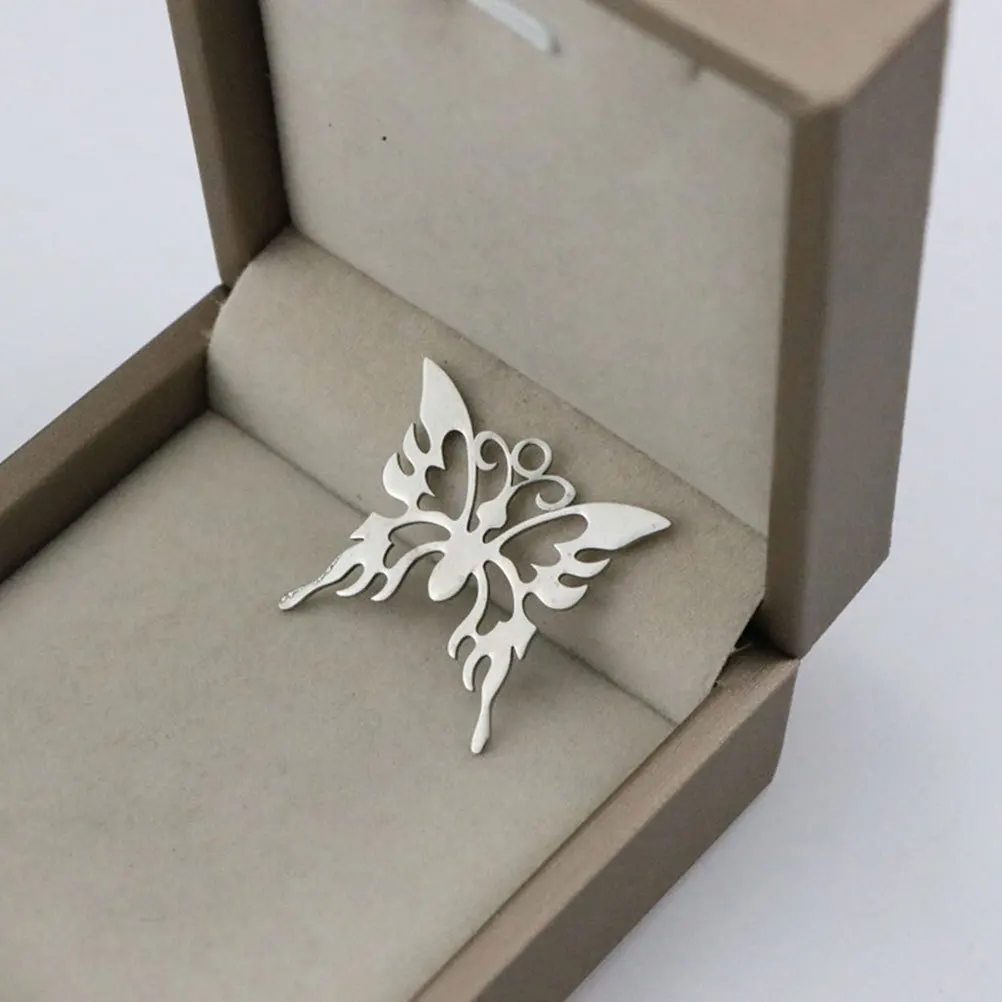 

4Pcs Butterflies Jewelry Pendant Charms DIY Craft Supplies for Necklace Earrings Bracelet Making Charms for Bracelets