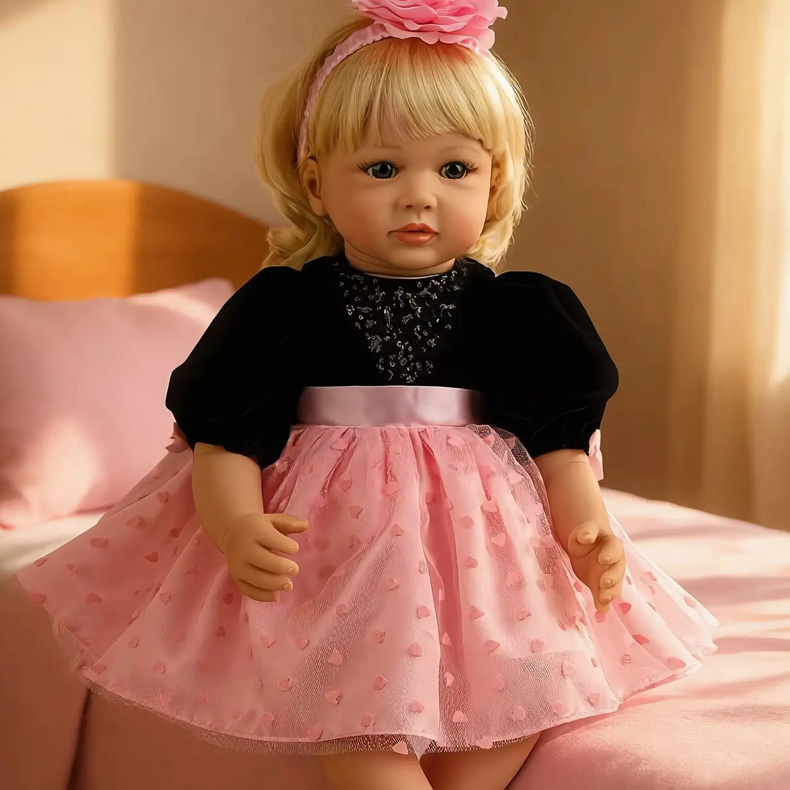 

24 inch 60cm Reborn Dolls Girl Soft Silicone Vinyl Realistic Reborn Babies Handmade Newborn Baby Dolls