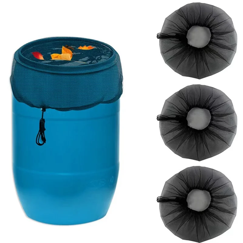 Бочка от дождя ABNG со шнурком Бочки для сбора дождя Сетка для защиты от листьев и мусора