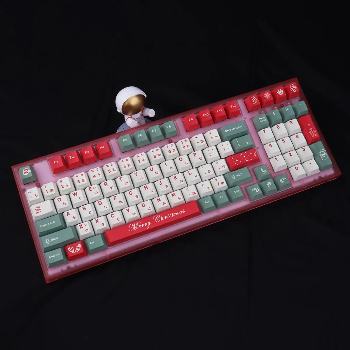 Christmas theme 02 keycap personality PBT sublimation full set of original highly mechanical keyboard cap 64/75/980