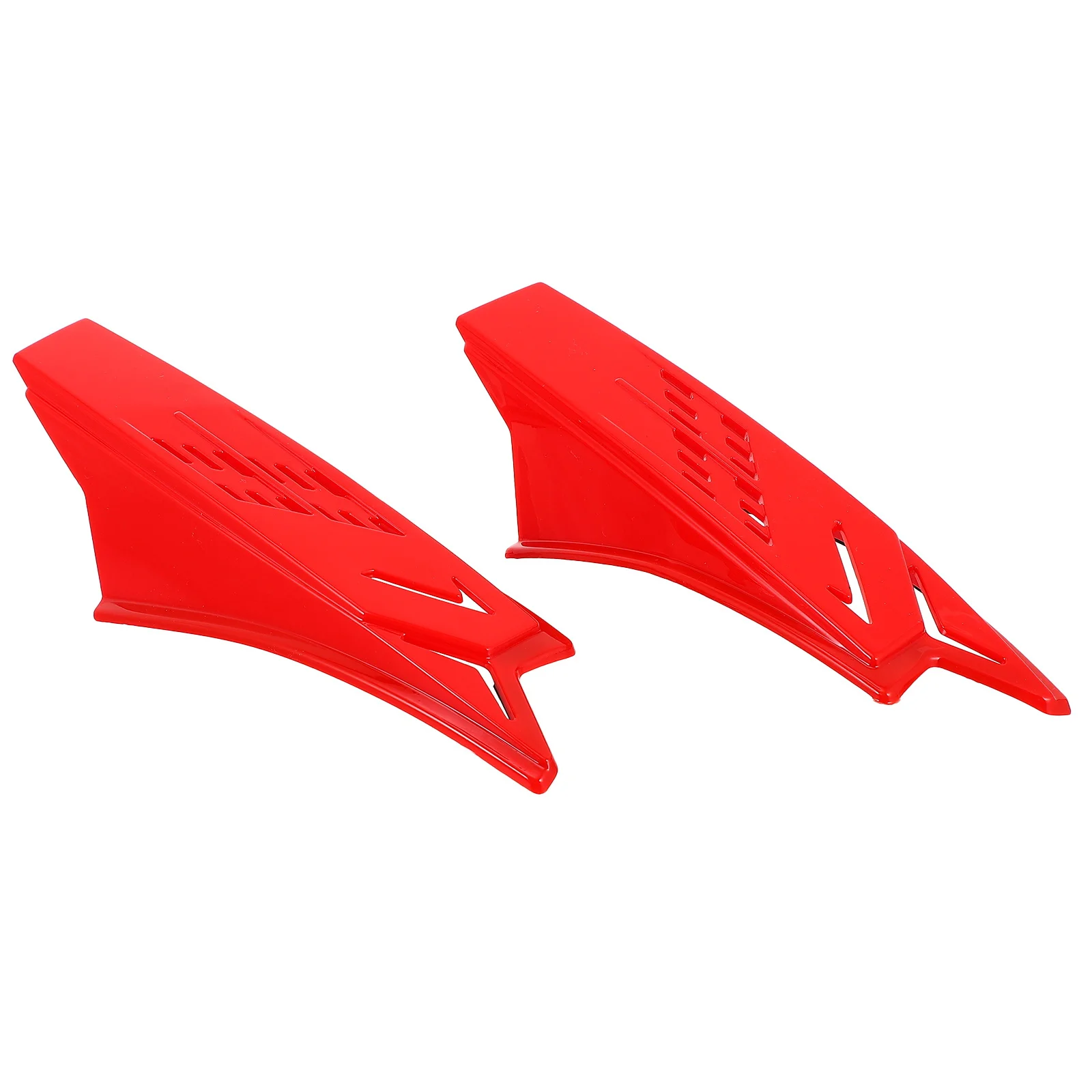 

2Pcs Motorcycle Horns Premium ABS Safe Durable Peel Stick Decor Lightweight Stylish Motorbike Ornament