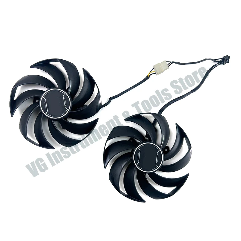 Geeignet für MSI RTX4070 4070S 4070tiS VENTUS 2X Grafikkartenlüfter PLD10012S12HH – Detail 2