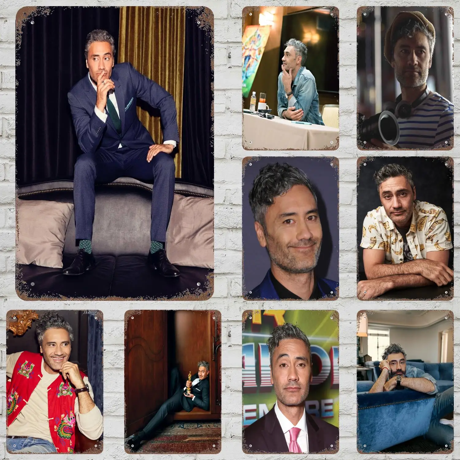Taika waititi-Póster decorativo de máquina de pantalla, letrero de estaño Vintage, placa decorativa de Metal para Pub, Bar, hombre, cueva, Club, decoración de pared