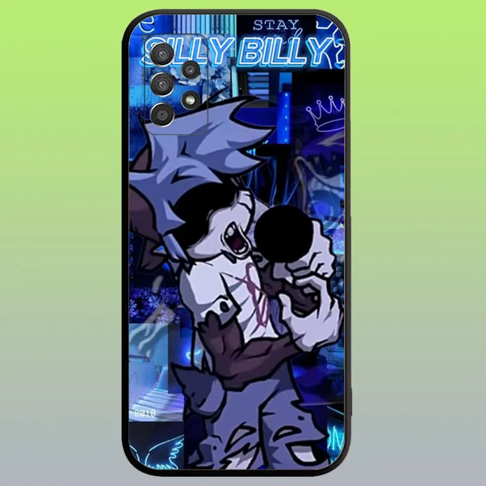 FNF silly billy Friday Night Funkin Phone Case For Samsung Galaxy A20,A21s,A22,A31,A32,A52,A53,A72,73,A80,A91 Soft Black Cover